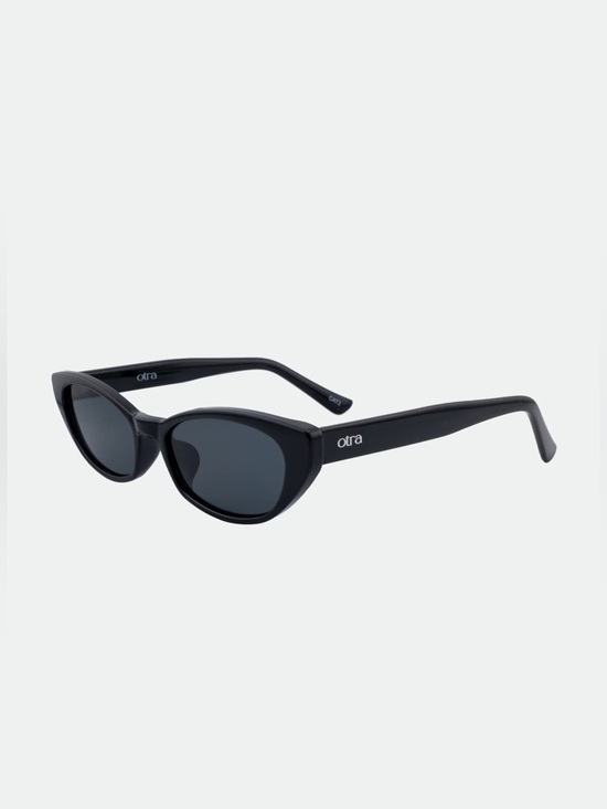 OTRA Shona Cat Eye Sunglasses in Black - Picture 8 of 8